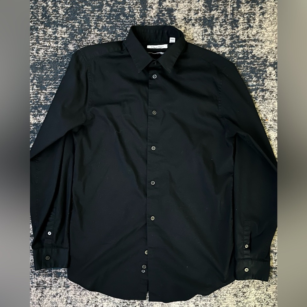Calvin Klein Black Dress Shirt (size: youth 18)